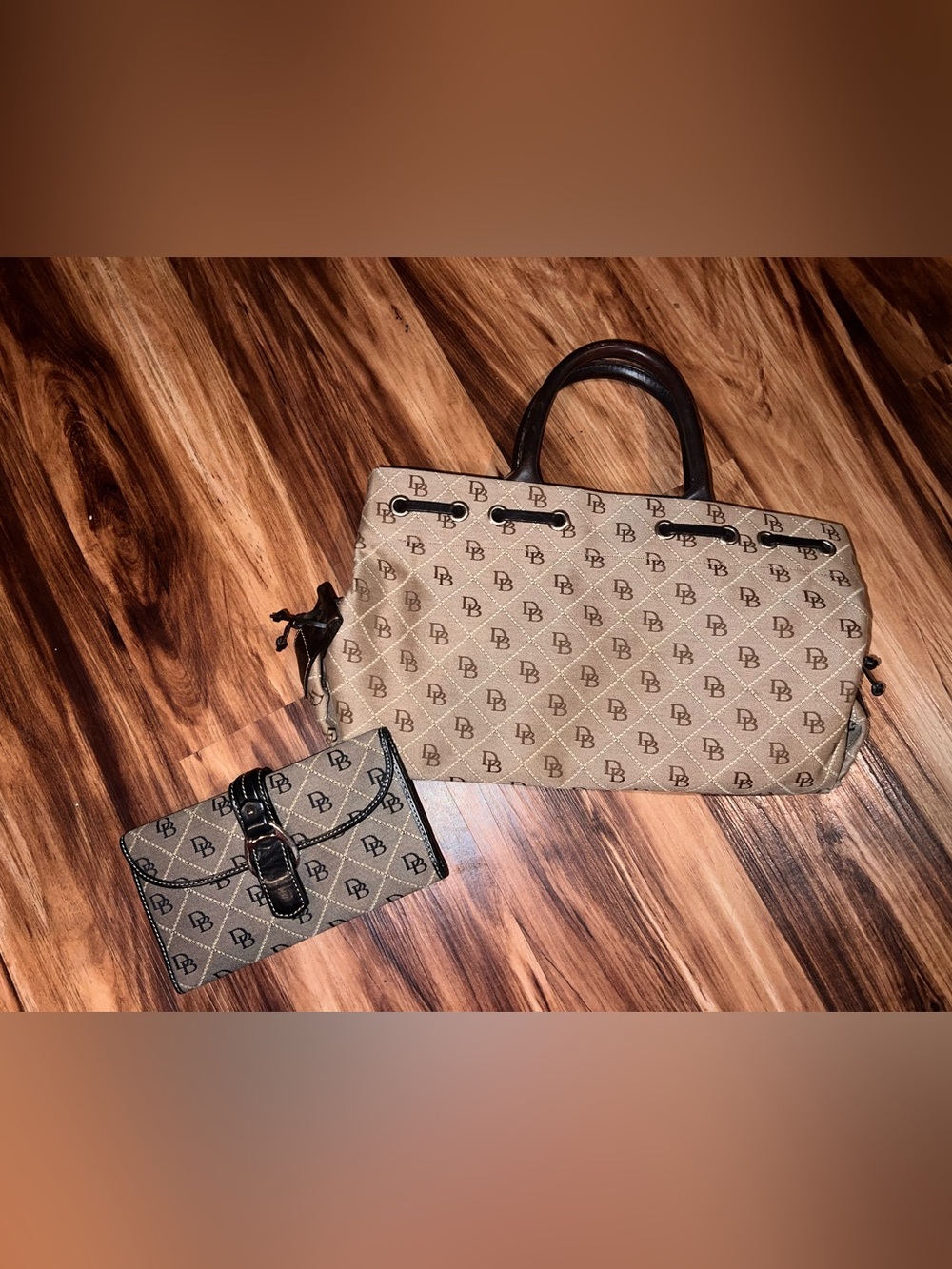 Vintage Dooney & Bourke Handbag with Wallett